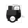 Motorcycle Helmet Lock - Anti-Theft Security with 2 Keys, Compact & Weather Resistant for Motorbike, Scooter, E-Bike Protection