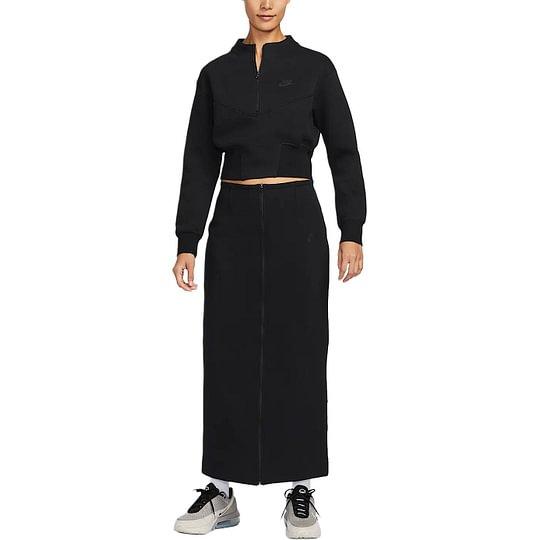 Nike Sportswear Tech Fleece Women's Cropped 1/2-Zip Top HJ1032-010