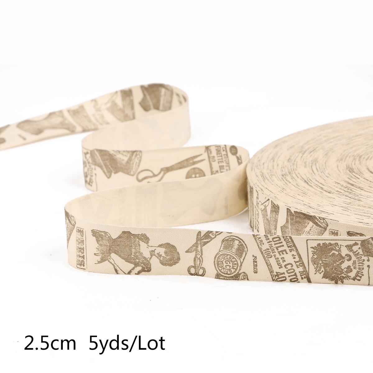 

Хлопковая лента ручной работы, дизайнерская печатная лента для одежды, швейная ткань, сделай сам, свадебное, рождественское украшение 09 25mm