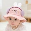 Adorable Animal Ear Cartoon Bucket Hat for Kids - Sun Protection for Spring Outings