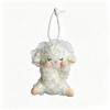 Plush Sheep Keychain With Tulle Headscarf Cute Animal Bag Charm For Kids Teen Gift