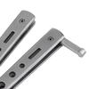Stainless Steel Practice Training Butterfly Style Knife Hair Comb Cool Hair Care Styling Tools