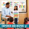 Hadley Designs Diversity Posters For Classroom Elementary –6 Inclusive Everyone Is Welcome Classroom Decor, Safe Space Sign Preschool Kindness