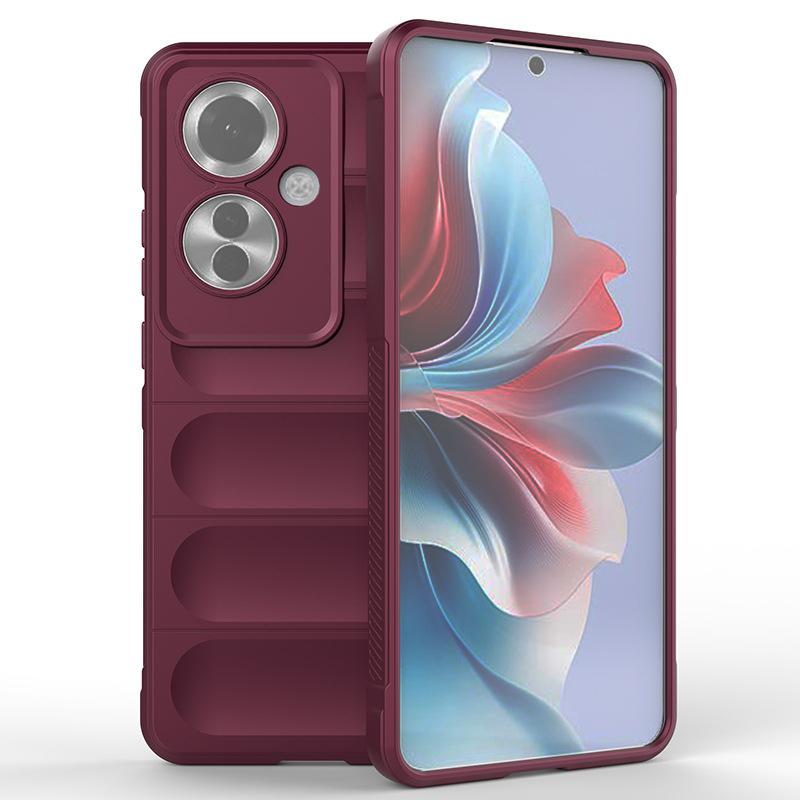 

Для OPPO F25 Pro 5G задняя крышка чехол для OPPO F25 F 25 Pro 5G мягкий силиконовый противоударный чехол для телефона Funda Coque For F25 Pro сливовый