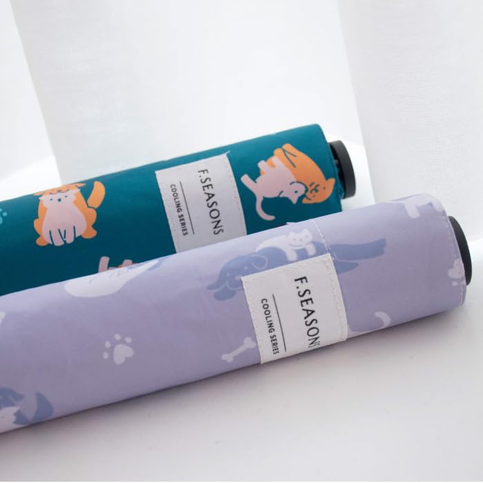 Large But Lightweight Folding for Both Sunny and Rainy Manual Opening and Dog and Cat Heat Light UV Compact Folding UV Pocket Mini UV Super Water for