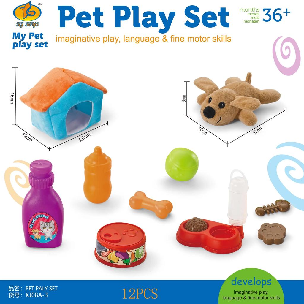 Melissa & Doug Examine and Treat Pet Vet Play Set - Kids Veterinary Play Set Kids Pet Haircut Play Set STEAM Toy Pretend Play