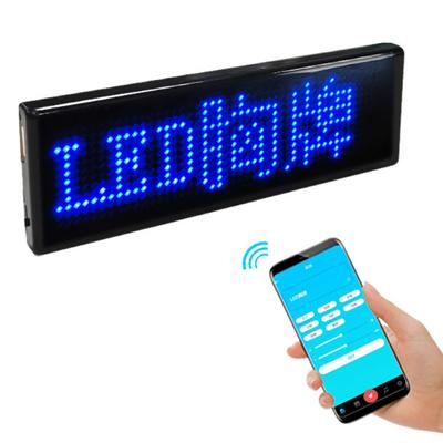 Badge Illumination Mini Colors Lighting Lightweight Support APP Multiple Languages Delicate Fully New Bluetooth-Compatible LED