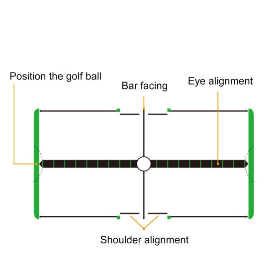 Golf Putting Mirror Alignment Putting Training Aid for Consistency Accuracy Golf