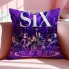 Musical S-Six: The Musical Cushion Cover Breathable Linen Pillowcase Summer Odorless Eco-Friendly Invisible Zipper Washable