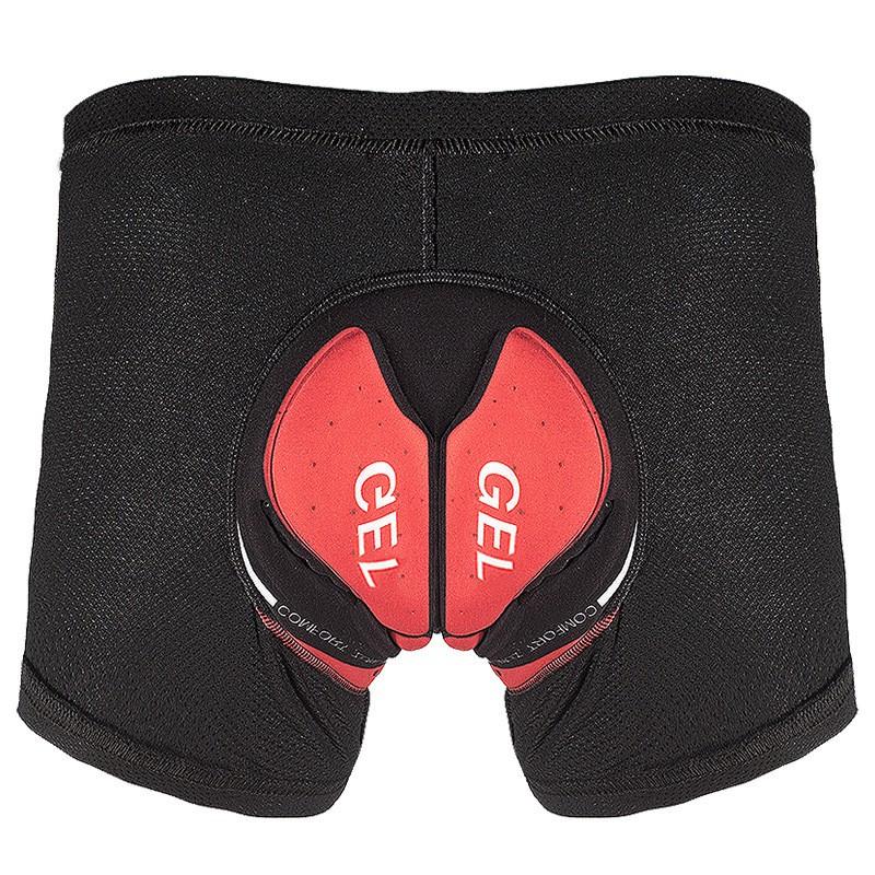 Mens Cycling Shorts With Gel Pad Breathable Padded Underwear Road Mountain Bike Riding Sports