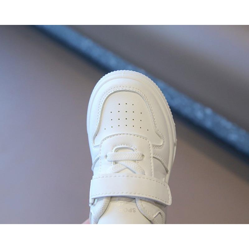 Children's White Sneakers - New Spring/Autumn Collection, Breathable Casual Skate Shoes for Boys and Girls, Soft-Soled Shoes for Toddlers