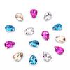 50X Drops Of Water Glass  Diy Clothing Accessories Applique Sewing On
