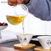 6pcs Dehua White Porcelain Tea Cups Suit Exquisite Custom Ceramic Teacup Home Porcelain Tea Accessories Chinese Drinking Set