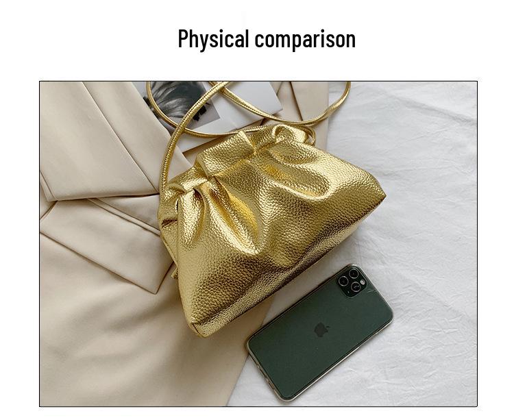 Women's Pleated Cloud Crossbody Bag - 2025 Collection