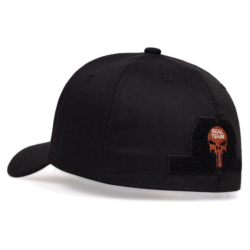 Unisex Skull SEALTEAM Letter Embroidered Baseball Caps Spring and Autumn Outdoor Sports Casual Hats Sunscreen Hat