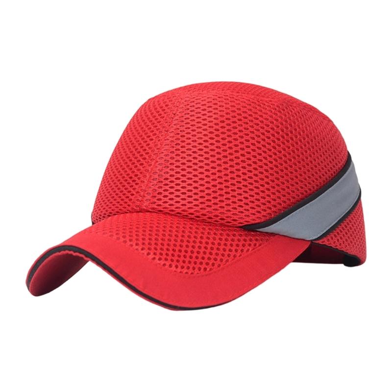 Ventilated Baseball Cap Styles Bump Hat Safety Helmet Hat For Outdoor Work Heat Resistant Adjustable Head Protections