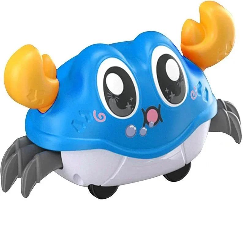 Crawling Crab Baby Sensory Inertial Toys Infant Learning Crawl Walking Cartoon Cute Montessori Toy for Kids Children Gifts