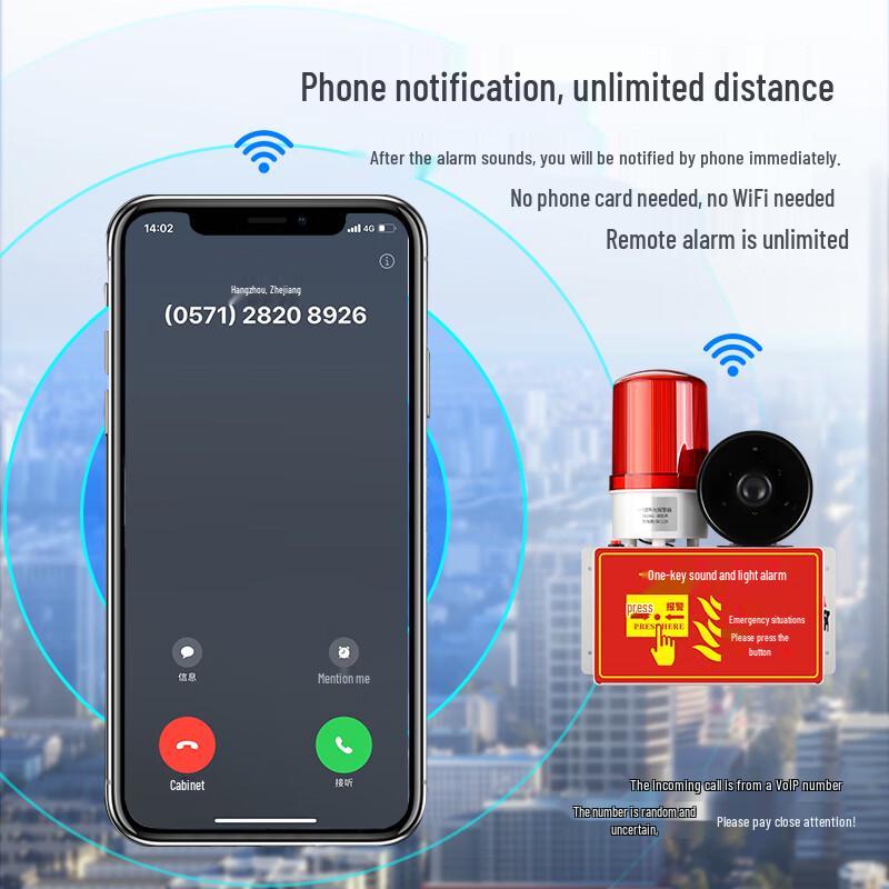 Moufou Wireless Fire Alarm with Remote Control