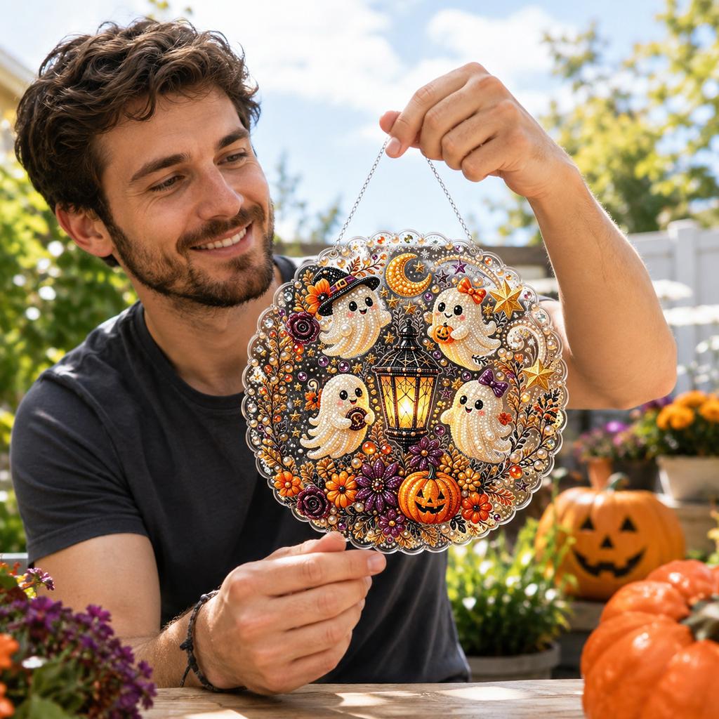 20 Pack Halloween Ornament Set, DIY Hanging Decorations for Party and Home