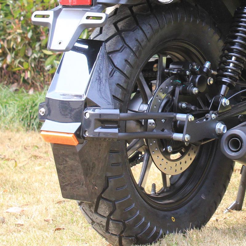 Zongshen Cyclone RA250 Crash Bar, Gear Lever, Backrest Rack, and Side Bag Modification Parts