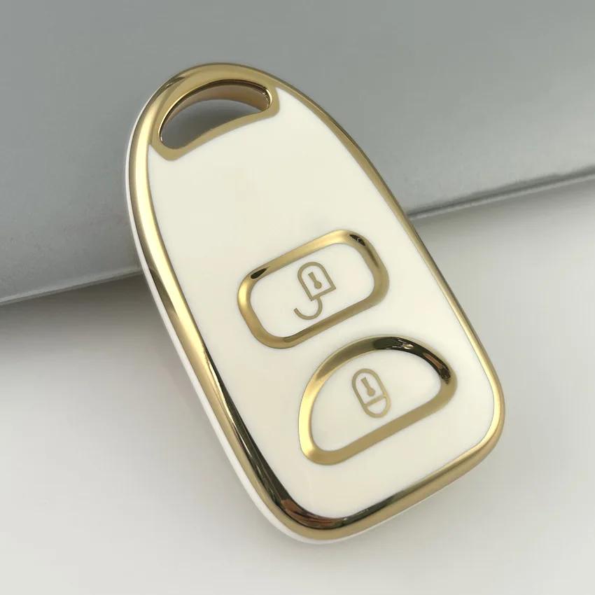 

Fob Cover For Hyundai Kia Elantra Tucson Sonata Santa Fe Carens Replacement 2+1 2 3+1 Buttons Tpu Car Remote Key Case Shell