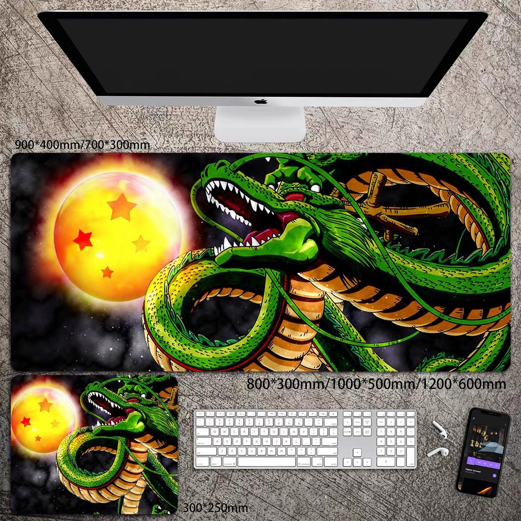 Skórzana podkładka pod mysz do biura Wysoka rozdzielczość Drukowanie Dragon Ball Mata na biurko Uroczy Son Goku Zablokowana krawędź Duży Pogrubiony Mata na biurko komputerowe Podkładka do pisania Klawiatura