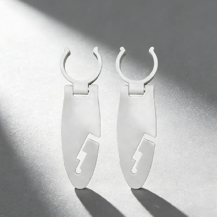 2 Stück Sichere Befestigungsklemmen Halter Paddelbrett Zubehör Einfache Montage Stand Up Paddle Board Clips Kunststoffhalter