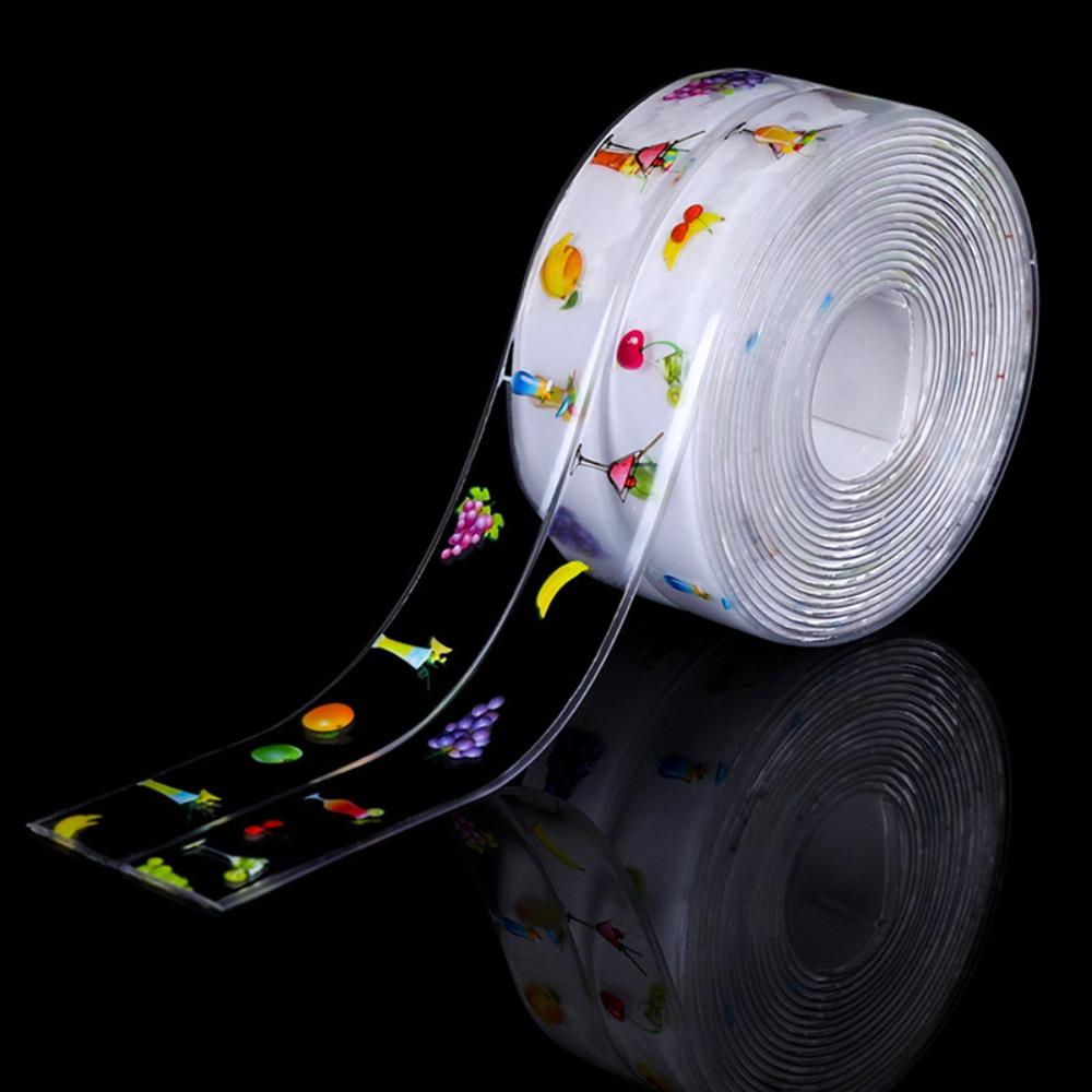 Páska na utěsnění dřezu a vany proti plísním Vodotěsná samolepka na zeď Páska na okraj dřezu Mezera v toaletě