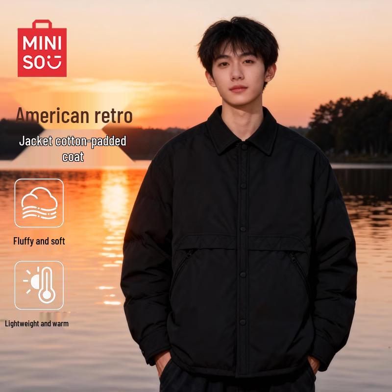 MINISO Men's American Retro Padded Jacket
