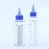 1Pc 30-500Ml Clear Pet Graduated Bottles Twist Cap Refillable Liquid Sample Container Inks Oils Arts Hair Dye Water Bottle