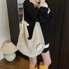 Large capacity woven tote bag women's 2026 spring new seaside leisure vacation beach shoulder armpit bag