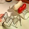 2/3 Grids Stainless Steel Soap Rack Student Dormitory Soap Moisture-proof And Waterproof Sink Storage Rack Household Storage