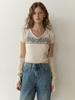 Liel Vigne Half V Knit (Ivory)