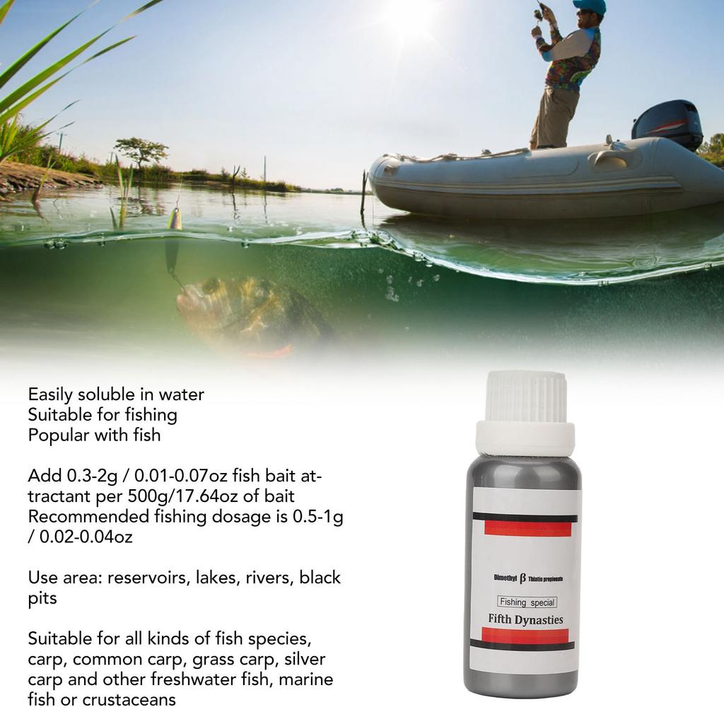 Vislokstoffen Hoge Concentratie Visvoer Additief Vloeibaar voor Meren Rivieren Reservoirs Zwarte Gaten 1.1oz