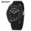 SANDA Unisex Luminous Korean Style Nurse Watch: Lightweight, Thin, Waterproof, Large Dial Quartz Watch for Teens