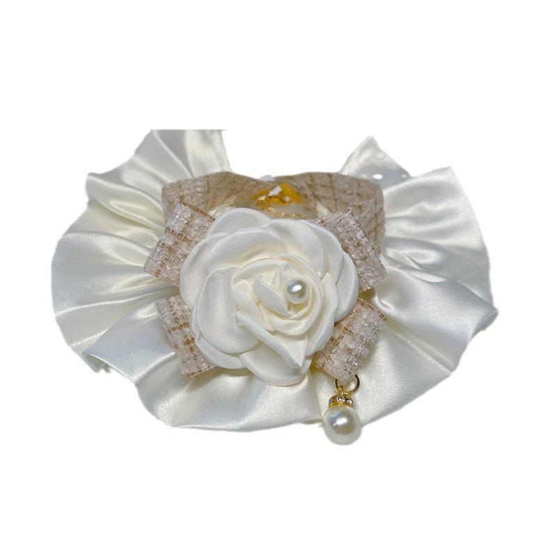 Muppet Saliva Towel, Lace Scarf, Cat Scarf, Fragrant Style, Cute Pet Collar, Ditai, Bi Xiong Necklace.