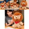 Plush Lion Toy For Kids With Ultra Soft Short Pile For Indoor Decor And Gift Ideas