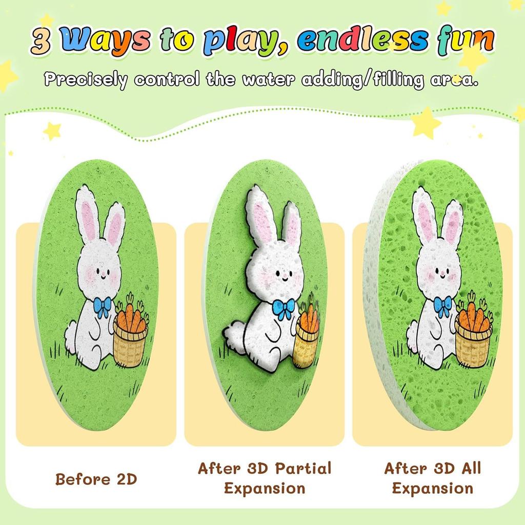 Magic Foam Texture Painting Kit,3D Puffy Paint Kit Including Magic Foam Paper,12 Colors Brush Tip Acrylic Paint Markers, Diy Painting Gifts For Paries