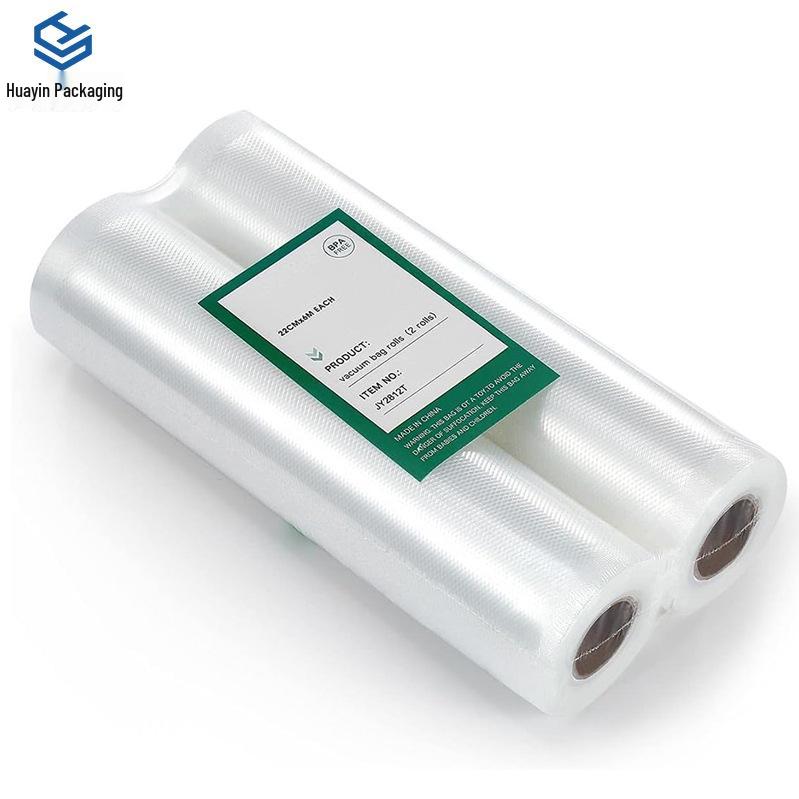 5m Food-Grade Cuttable Vacuum Bag, Transparent Dot Pattern for Food Preservation