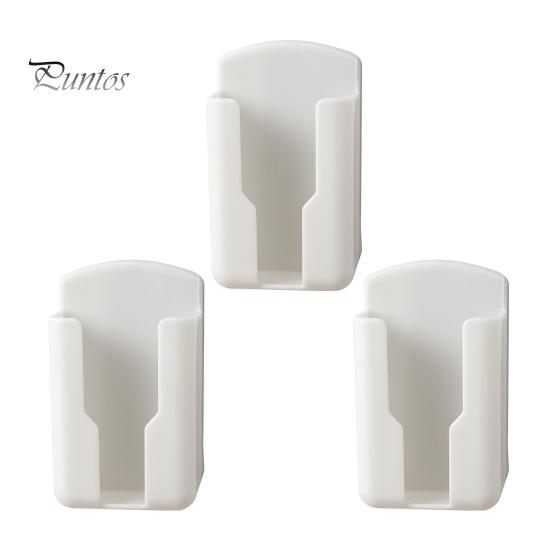 Wall-mounted Remote Control Storage Solution 3Pcs Bracket High Durability Easy to Box Install Wall-Mounted Air Conditioning Holder