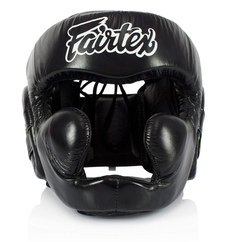 Fairtex HG13 Genuine Leather Boxing Headgear (Medium Size)