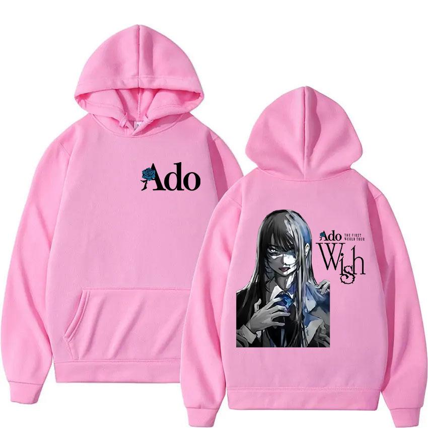 лимитированная толстовка Ado Hibana WORLD TOUR с графикой, мужская высококачественная повседневная толстовка, Харадзюку ретро уличная одежда 3XL