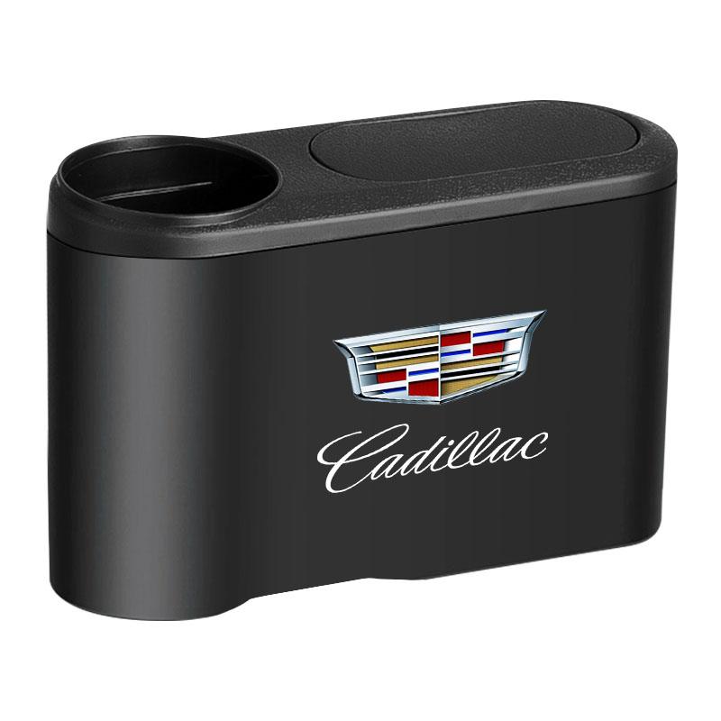 Auto-Mülleimer Hängender Mülleimer mit Getränkehalter Organizer-Box Für Cadillac CTS STS DTS SRX XLR ATX Escalade Seville Tiburon
