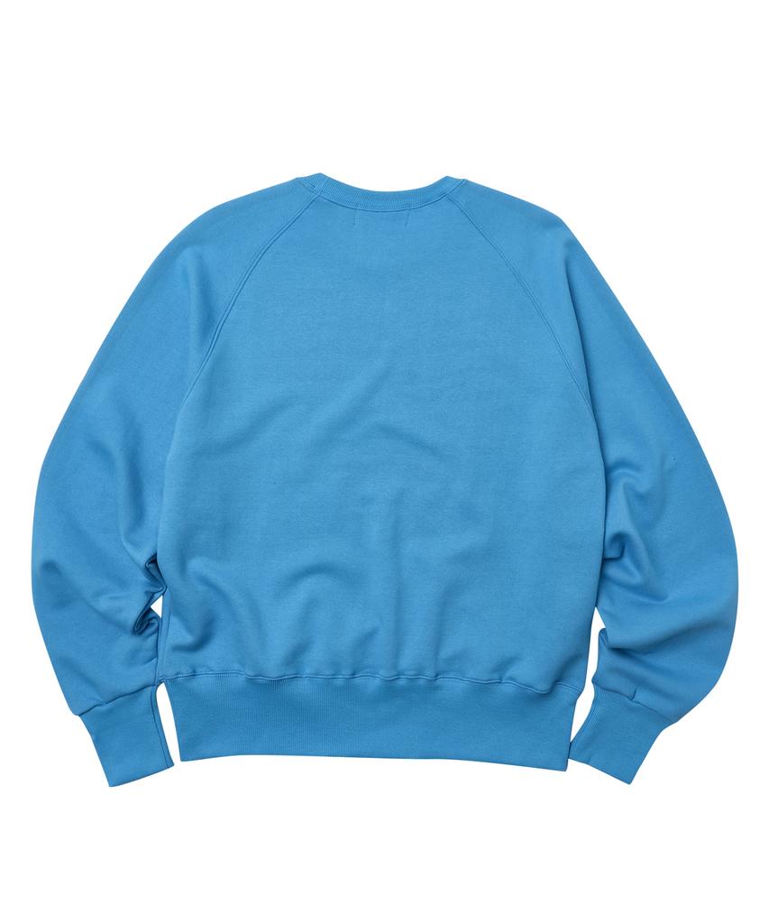 GOLDEN SUNSHINE G.S Raglan Sweatshirts_Azure Blue