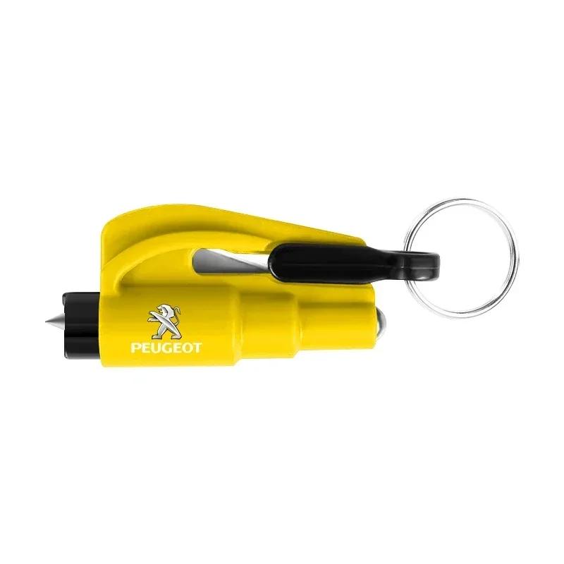 2-in-1 Auto Veiligheidshamer Auto Noodgeval Glasraam Breker Auto Gereedschap Voor Peugeot 206 207 307 3008 2008 308 407 408 508 301 208