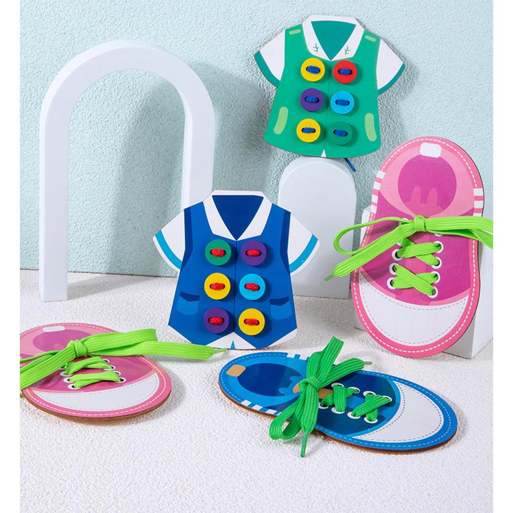 Photo inspiration: Visual Reference: Buy Montessori Wooden Shoelace Sewing Button Game Children S Early