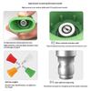 High Pressure Car Washer Nozzle Tips Quick Connect Stainless Steel Sector Sprayer for Auto Detailing Yard Cleaning Use