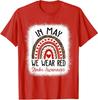 In May We Wear Red Stroke Awareness Month Gift Unisex T-Shirt
