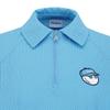 MALBON GOLF Summer Lightweight Collared Woven Piste Blue (Woman)