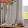 1PC Nuan Series Elegant Solid Color Blackout Curtain Double-sided Chenille Jacquard Thick Curtains for Bedroom Living Room Window for Home Decor